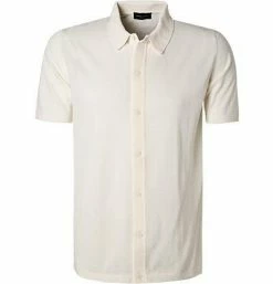 Billig 🎉 roberto collina Hemd RC10025/02 Kurzarmhemd, Baumwoll-Strick, Offwhite, Weiß 😀