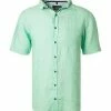 Rabatt 🔔 CasaModa Hemd 903419000/301 Kurzarmhemd, Casual Fit, Reines Leinen, Pastellgrün, Grün 😍