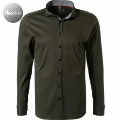 Besorgen ❤️ DESOTO Hemd New Hai 97007-3/602 Jersey, Dunkelgrün 👍