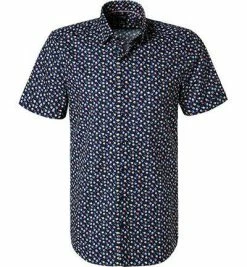 Bestes Angebot 🛒 OLYMP Level Five Body Fit 2021/52/18 Kurzarmhemd, Popeline, Marine gemustert, Marine 😉