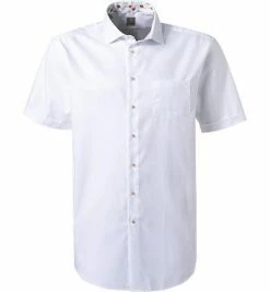 Billig 🤩 Jacques Britt Hemd como Mix WP 1/2 836101/01 Kurzarmhemd, Custom Fit, Twill, Weiß 💯