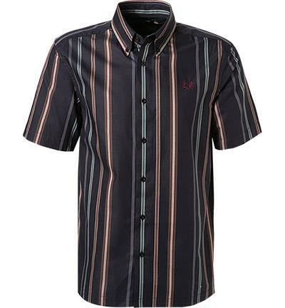 Rabatt 🥰 Fred Perry Hemd M8563/608 Kurzarmhemd, Baumwolle, Dunkelblau gestreift, Dunkelblau ⭐ 1 Rabatt 🥰 Fred Perry Hemd M8563/608 Kurzarmhemd, Baumwolle, Dunkelblau gestreift, Dunkelblau ⭐