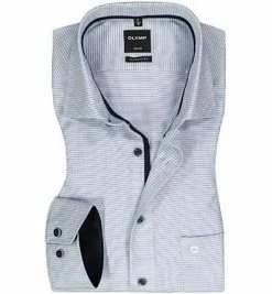 Coupon 🛒 OLYMP Luxor Modern Fit 69EL 1225/59/11 Hemd, Baumwolle, Extra langer Arm, Bleu gemustert, Bleu 😀