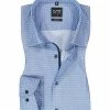 Billig ✔️ OLYMP Level Five Body Fit 69EL 2035/59/11 Hemd, Baumwolle, Extra langer Arm, Bleu gemustert, Bleu 👏