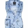 Bester Verkauf 🎉 OLYMP Level Five Body Fit 69EL 2033/59/22 Hemd, Baumwolle, Extra langer Arm, Blau gemustert, Natur 🧨
