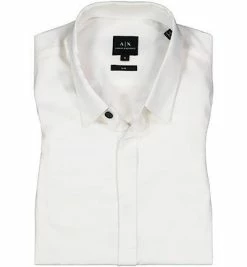 Beste Bewertungen von ❤️ ARMANI EXCHANGE Hemd 8NZCBD/ZN10Z/1100 Slim Fit, Baumwolle, Weiß 😀