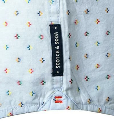Besorgen 🛒 Scotch & Soda Hemd 155162/0217 Regular Fit, Baumwolle, Hellblau gemustert, Hellblau ⌛ 3 Besorgen 🛒 Scotch & Soda Hemd 155162/0217 Regular Fit, Baumwolle, Hellblau gemustert, Hellblau ⌛ – Bild 3