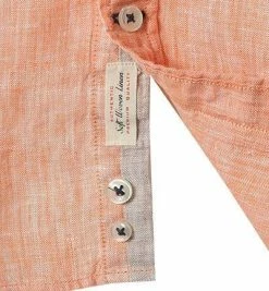 Am billigsten 🎉 Fynch-Hatton Hemd 1120 6091/6095 Kurzarmhemd, Casual Fit, Reines Leinen, Orange meliert, Orange ✨ -Hemden Verkaufsgeschäft 348310 norm3