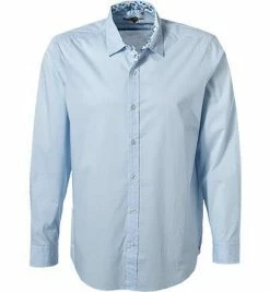 Bestpreis 🥰 Lucky de Luca Hemd Nyro 95140/2 Baumwolle, Blau 🤩