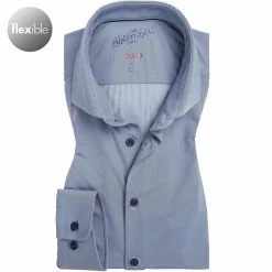 Billig 🤩 PURE Hemd 4030-21750/110 Funktionsmaterial, Mittelblau meliert, Mittelblau 😍
