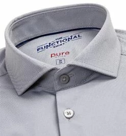 Bestpreis ❤️ PURE Hemd 4030-21750/710 Funktionsmaterial, Grau meliert, Grau ✔️ -Hemden Verkaufsgeschäft 349819 norm2