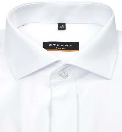 Budget 🧨 ETERNA Hemd 8817/F392/00 Slim Fit, Baumwolle blickdicht, Weiß 😍 2 Budget 🧨 ETERNA Hemd 8817/F392/00 Slim Fit, Baumwolle blickdicht, Weiß 😍 – Bild 2
