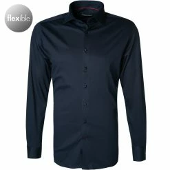Billig ❤️ rosso e nero Hemd 3501/0/196 Tailored Fit, Jersey, Navy 😍