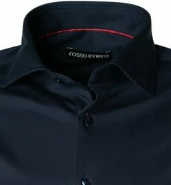 Billig ❤️ rosso e nero Hemd 3501/0/196 Tailored Fit, Jersey, Navy 😍 -Hemden Verkaufsgeschäft 350354 norm2