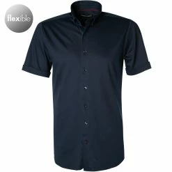 Bester Verkauf 🥰 rosso e nero Hemd 3500/0/196 Kurzarmhemd, Tailored Fit, Jersey, Navy 🤩