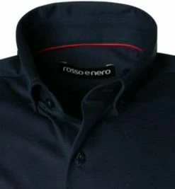 Bester Verkauf 🥰 rosso e nero Hemd 3500/0/196 Kurzarmhemd, Tailored Fit, Jersey, Navy 🤩 -Hemden Verkaufsgeschäft 350359 norm2