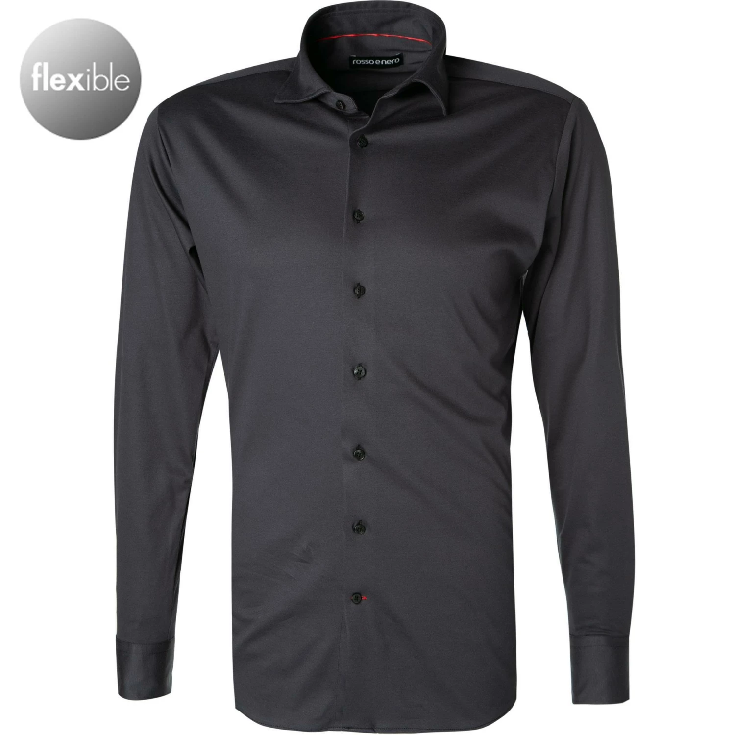 Billig 💯 rosso e nero Hemd 350/0/35 Tailored Fit, Jersey, Anthrazit 😉 1 Billig 💯 rosso e nero Hemd 350/0/35 Tailored Fit, Jersey, Anthrazit 😉