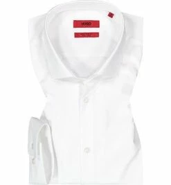 Auslauf 💯 HUGO Hemd Erondo 50389769/199 Extra Slim Fit, Popeline, Weiß , Weiß 👍