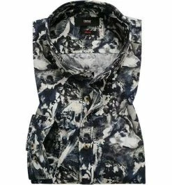 Schlussverkauf ⭐ CINQUE Hemd Cispuky 9033-5334/68 Slim Fit, Baumwolle, Dunkelblau-weiß gemustert, Dunkelblau-weiß ⭐