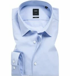 Bester Verkauf 👏 BOSS Hemd T-Charlie 50402387/455 Slim Fit, Baumwolle, Hellblau 🔔
