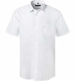Blitzangebot 🥰 CasaModa Hemd 008070/0 Kurzarmhemd, Comfort Fit, Baumwolle, Weiß 😍
