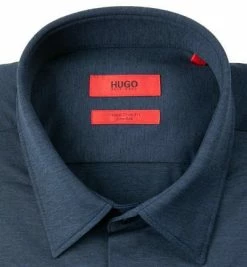 Beste Bewertungen von 🔥 HUGO Hemd Ermo 50438087/405 Casual Slim Fit, Jersey, Dunkelblau meliert, Dunkelblau 😉 -Hemden Verkaufsgeschäft 351474 norm2