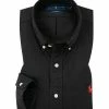 Brandneu ⌛ Polo Ralph Lauren Hemd 710772290/001 Custom Fit, Oxford, Schwarz 🧨