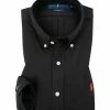 Rabatt ✨ Polo Ralph Lauren Hemd 710772288/001 Slim Fit, Oxford, Schwarz 😀