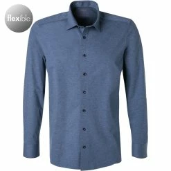 Bestpreis 🥰 OLYMP Level Five Body Fit 2008/64/13 Hemd, Jersey, Rauchblau meliert, Rauchblau 😉