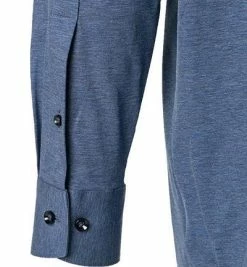 Bestpreis 🥰 OLYMP Level Five Body Fit 2008/64/13 Hemd, Jersey, Rauchblau meliert, Rauchblau 😉 -Hemden Verkaufsgeschäft 351742 norm3