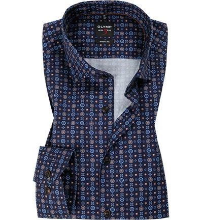 Bestpreis 🥰 OLYMP Level Five Body Fit 2144/64/27 Hemd, Baumwolle, Dunkelblau-nougat gemustert, Nougat 🎁 1 Bestpreis 🥰 OLYMP Level Five Body Fit 2144/64/27 Hemd, Baumwolle, Dunkelblau-nougat gemustert, Nougat 🎁
