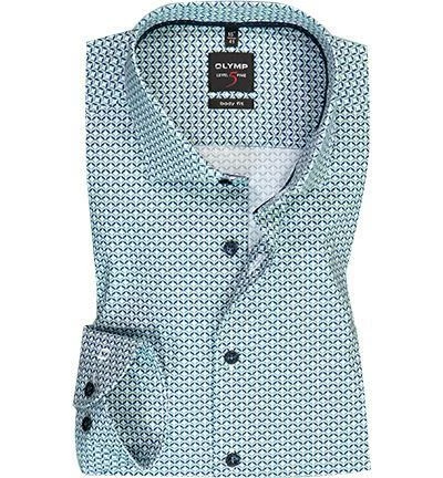 Bestes Angebot 👏 OLYMP Level Five Body Fit 69EL 2034/69/45 Hemd, Popeline, Extra langer Arm, Grün gemustert, Grün 🎉 1 Bestes Angebot 👏 OLYMP Level Five Body Fit 69EL 2034/69/45 Hemd, Popeline, Extra langer Arm, Grün gemustert, Grün 🎉