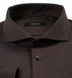 Am billigsten 😀 DESOTO Luxury Hemd Hai 30008-30/880 Jersey, Kaffeebraun, Braun 👏 -Hemden Verkaufsgeschäft 352065 norm2