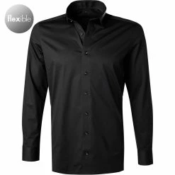 Bestes Angebot ⌛ OLYMP Luxor Modern Fit 1202/64/68 Hemd, Jersey, Schwarz 🌟