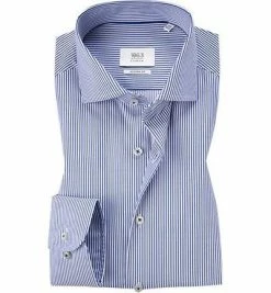 Angebote 🔔 ETERNA Hemd 3961/X682/16 Modern Fit, Baumwolle CO2-Neutral, Blau-weiß gestreift, Blau-weiß 🔥