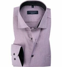 Bester Verkauf 💯 CasaModa Hemd 393310700/402 Comfort Fit, Baumwolle, Rot-weiß meliert, Rot-weiß 🧨