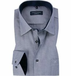 Angebote 🎁 CasaModa Hemd 303523300/100 Comfort Fit, Baumwolle, Blau gemustert, Blau 🛒