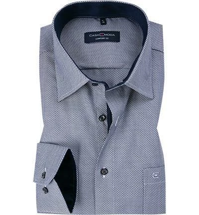 Angebote 🎁 CasaModa Hemd 303523300/100 Comfort Fit, Baumwolle, Blau gemustert, Blau 🛒 1 Angebote 🎁 CasaModa Hemd 303523300/100 Comfort Fit, Baumwolle, Blau gemustert, Blau 🛒