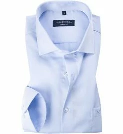 Schlussverkauf ✔️ CasaModa Hemd 006880/102 Comfort Fit, Baumwolle, Hellblau 🤩