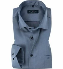 Blitzangebot 😀 CasaModa Hemd 006880/100 Comfort Fit, Baumwolle, Blau ✨
