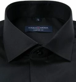 Rabatt 🤩 CasaModa Hemd 006880/800 Comfort Fit, Baumwolle, Schwarz 🎁 -Hemden Verkaufsgeschäft 353506 norm2