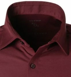 Bestes Angebot ✔️ OLYMP No. Six Super Slim 2512/64/37 Hemd, Super Slim Fit, Jersey geruchshemmend, Bordeaux 👍 -Hemden Verkaufsgeschäft 354093 norm2