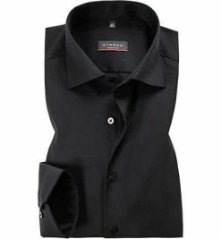 Neu ⭐ ETERNA Hemd 8817/X18K/65/39 Modern Fit, Twill blickdicht, Schwarz 👏
