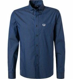 Beste Bewertungen von ⭐ Fred Perry Hemd M9507/612 Popeline, Kobalt kariert, Kobalt 🔔