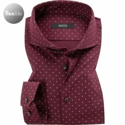 Großhandel 🛒 DESOTO Luxury Hemd Hai 37008-30/345 Jersey, Rot gemustert, Rot-weiß ❤️