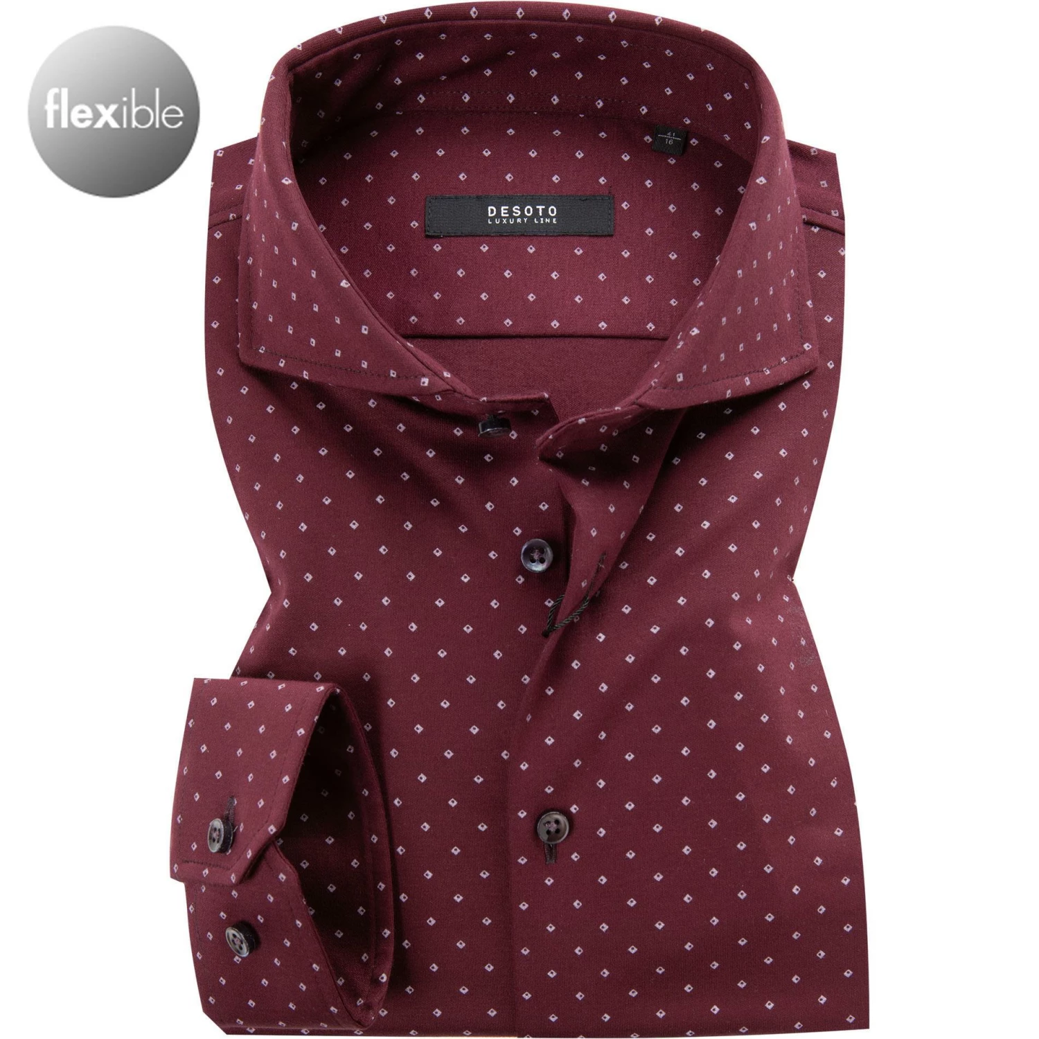 Großhandel 🛒 DESOTO Luxury Hemd Hai 37008-30/345 Jersey, Rot gemustert, Rot-weiß ❤️ 1 Großhandel 🛒 DESOTO Luxury Hemd Hai 37008-30/345 Jersey, Rot gemustert, Rot-weiß ❤️