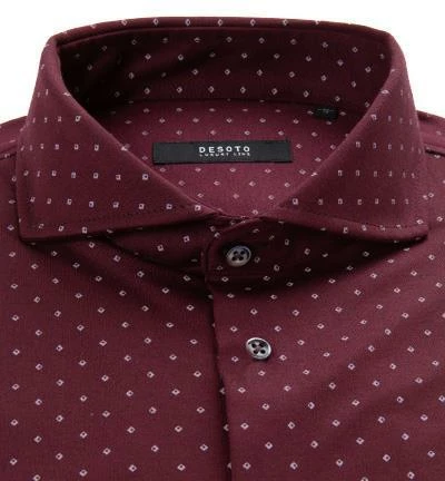 Großhandel 🛒 DESOTO Luxury Hemd Hai 37008-30/345 Jersey, Rot gemustert, Rot-weiß ❤️ 3 Großhandel 🛒 DESOTO Luxury Hemd Hai 37008-30/345 Jersey, Rot gemustert, Rot-weiß ❤️ – Bild 3
