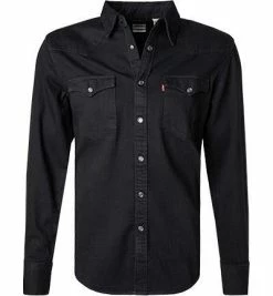 Aktion 💯 Levi's® 👖 Jeanshemd 85744/0002 Standard Fit, Baumwolle, Schwarz ✨
