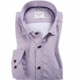 Brandneu ❤️ Haupt Hemd 7052027259/60502 Regular Fit, Baumwolle, Rot gemustert , Rot 🥰