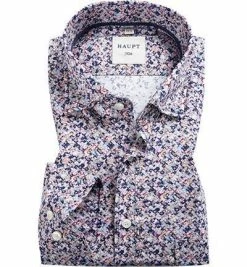 Rabatt 😉 Haupt Hemd 7052027240/40109 Regular Fit, Baumwolle, Multicolour gemustert, Multicolor ⭐